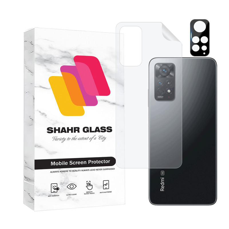 محافظ پشت گوشی شهر گلس مدل MTBFULS مناسب برای گوشی موبایل شیائومی Redmi Note 11S 4G به همراه محافظ لنز | کالا برتری