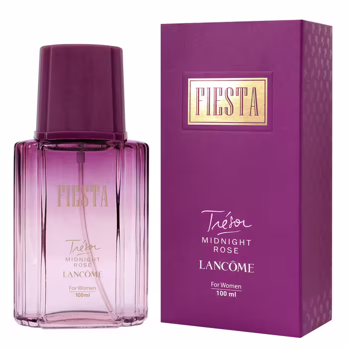 ادو پرفیوم زنانه فیستا مدل Lancome Tresor Midnight Rose حجم 100 میلی لیتر به همراه ادو پرفیوم مردانه فیستا مدل Bleu de Chanel