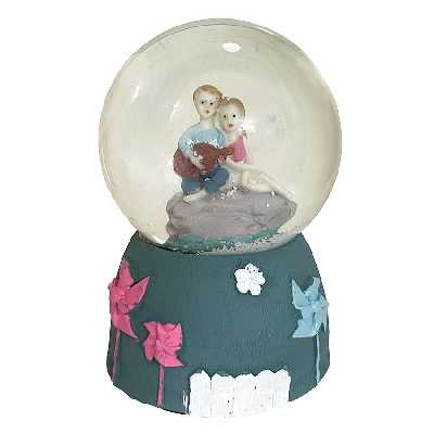 گوی موزیکال مدل کوکی طرح دختر و پسر عاشق کد 02