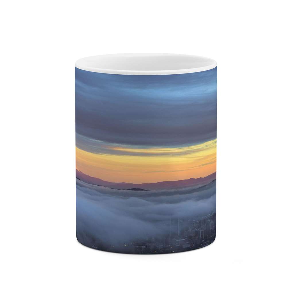 ماگ طرح منظره رویایی و زیبا  مدل mgp14630