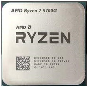پردازنده CPU ای ام دی بدون باکس مدل Ryzen 7 5700G فرکانس 3.8 گیگاهرتز