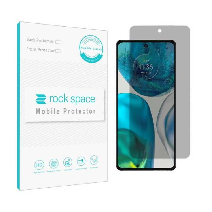 گلس موتورولا Moto G22 مدل نانو هیدروژل پرایوسی برند راک اسپیس کد S
