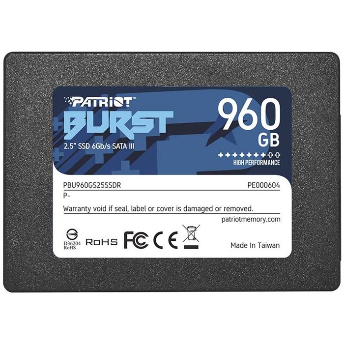 حافظه SSD اینترنال پاتریوت مدل Burst ظرفیت 960 گیگابایت