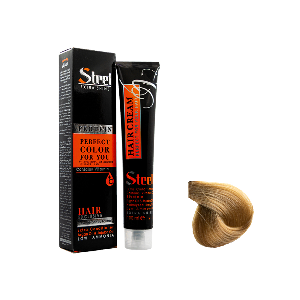 رنگ مو استیل مدل Professional شماره 8.0 حجم 100 میلی لیتر رنگ بلوند روشن