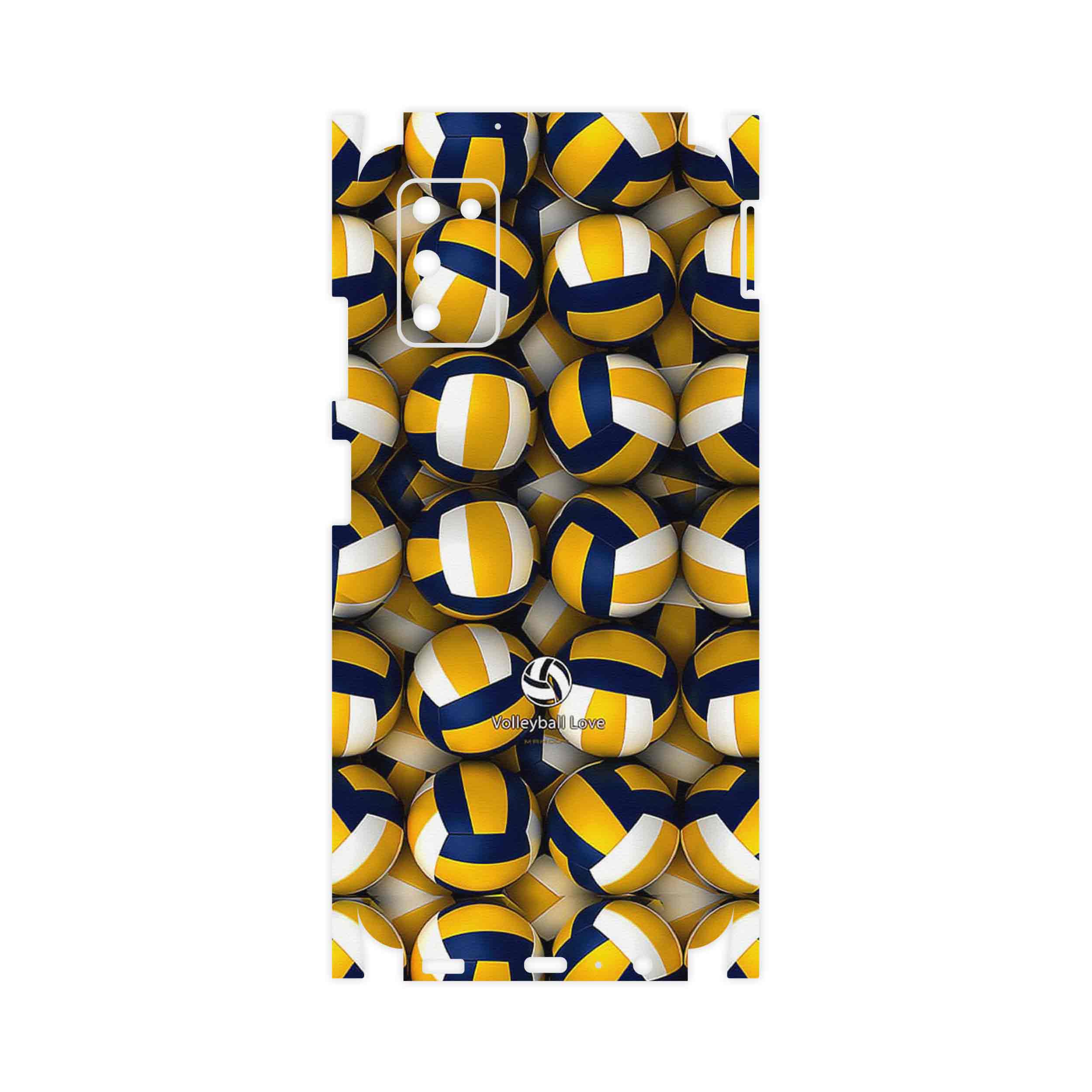 برچسب پوششی ماهوت مدل Volleyball-FullSkin مناسب برای گوشی موبایل سامسونگ Galaxy A03S