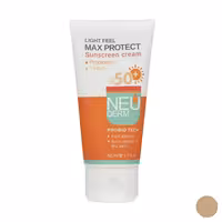 کرم ضد آفتاب Max Protect نئودرم spf50 رنگی مناسب پوست خشک و معمولی حجم 50 میلی لیتر