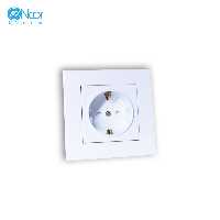 پریز ارت دار توکار با مغزی پلاستیکی پارت 5155 - مستر نور