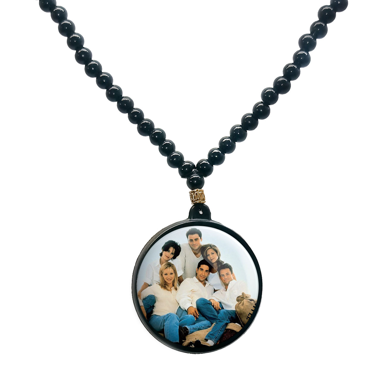 گردنبند پرمانه طرح فرندز کد pmd.18942 مدل دو طرفه