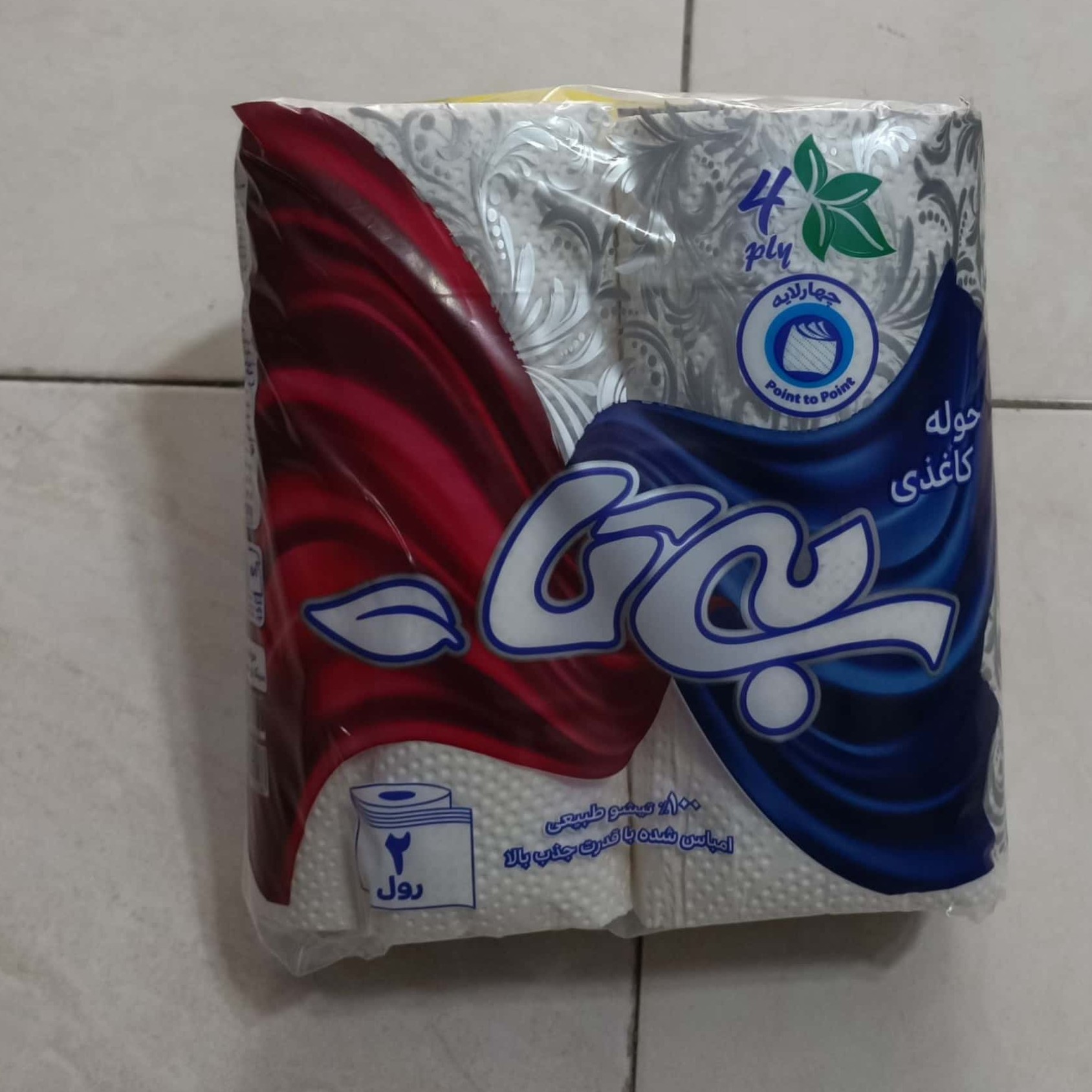 دستمال حوله بی تا 4لایه جذب بالا  5 بسته