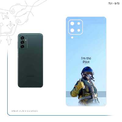 برچسب پوششی ماهوت مدل Pilot مناسب برای گوشی موبایل سامسونگ Galaxy M62