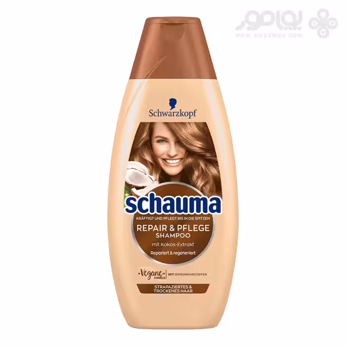 شامپو ترمیم کننده شاوما مناسب موهای خشک و آسیب دیده حجم 350 میل