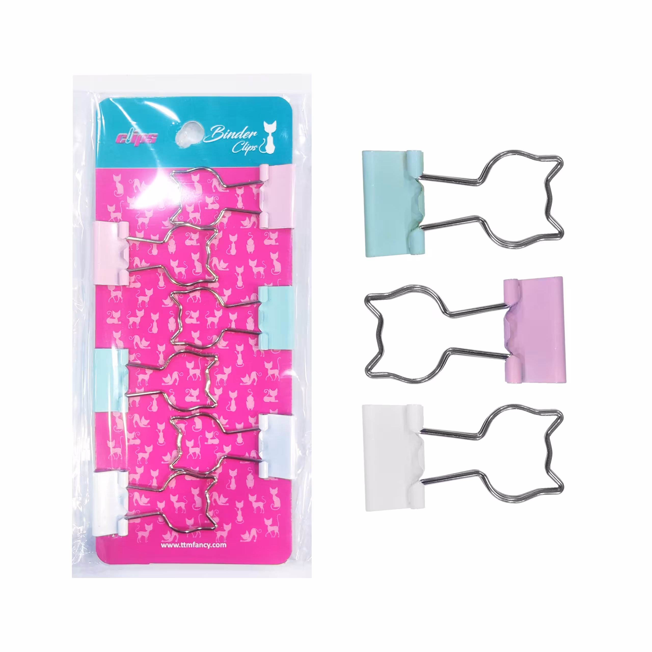 گیره دوبل کاغذ TTMFANCY Clips گربه ای