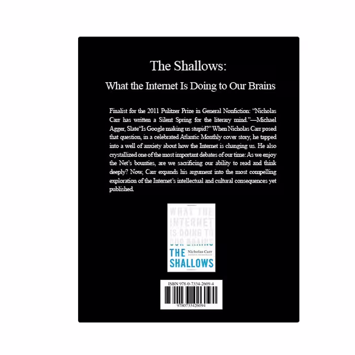 کتاب The Shallows: What the Internet Is Doing to Our Brains اثر Nicholas Carr انتشارات نبض دانش