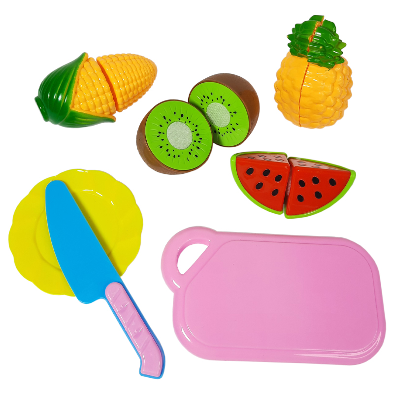 ست اسباب بازی آشپزخانه مدل برش میوه و سبزیجات کد 5AB