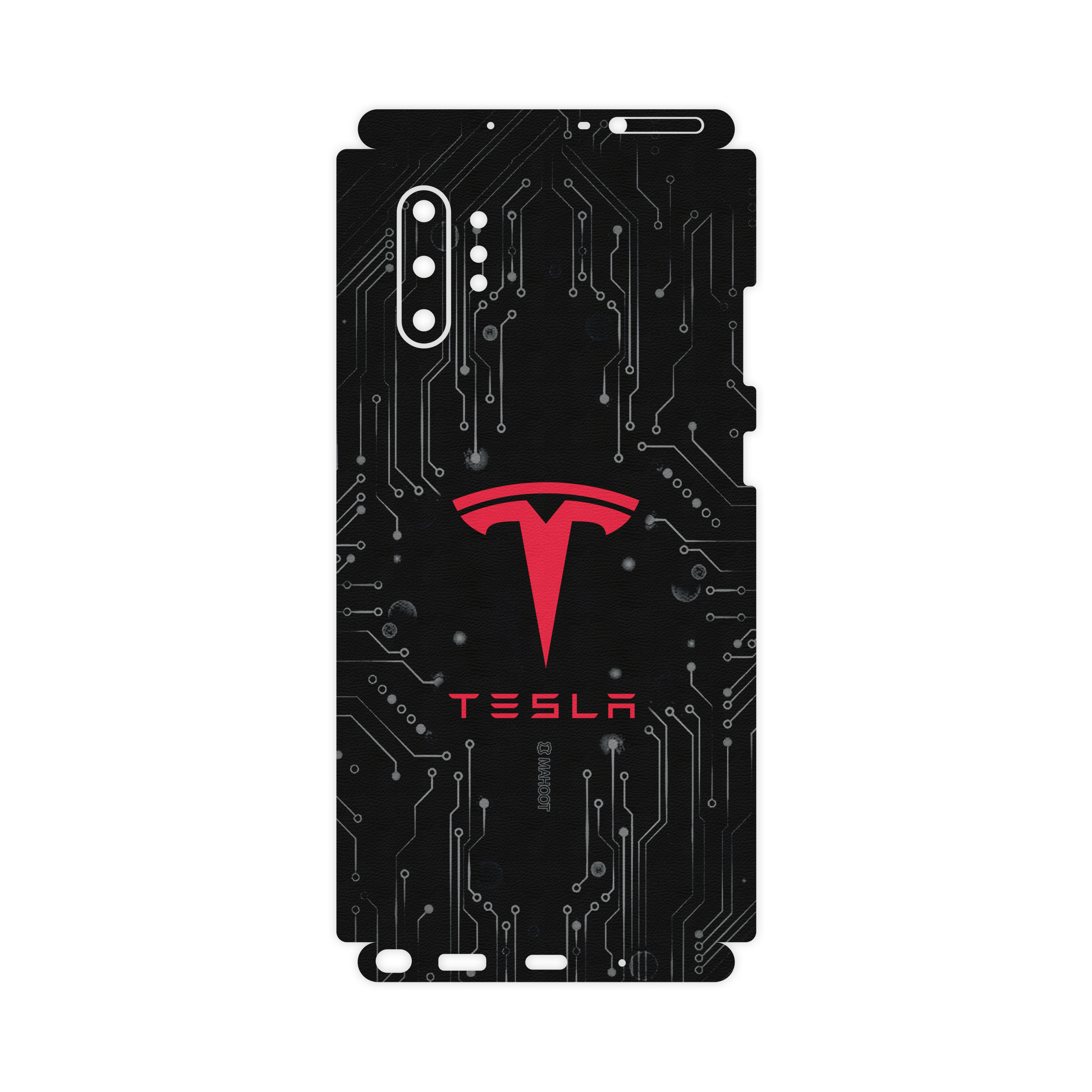 برچسب پوششی ماهوت مدل Full skin-TESLA-Motors مناسب برای گوشی موبایل سامسونگ Galaxy Note10Plus
