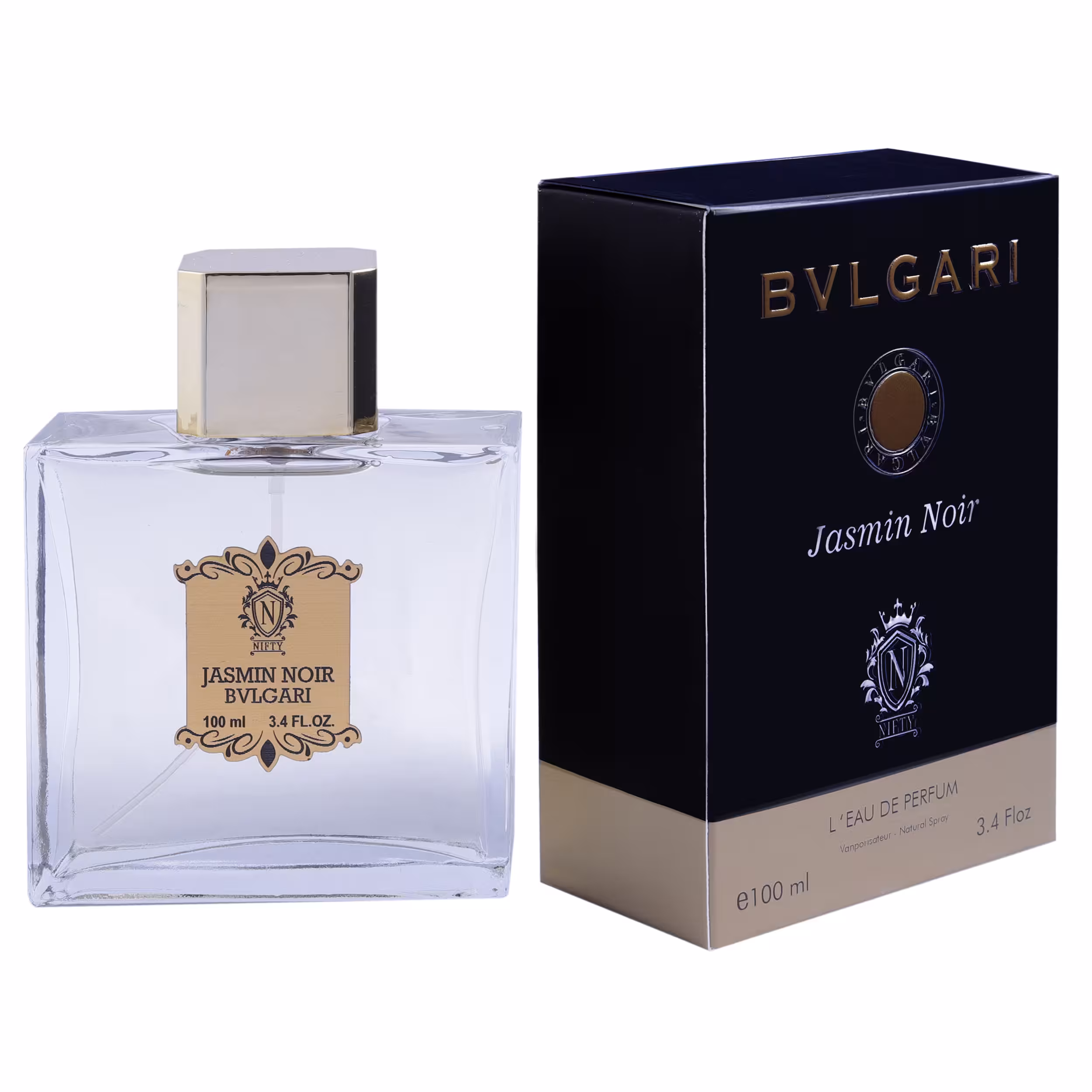 ادو پرفیوم زنانه نیفتی مدل BVLGARI JASMIN NOIR حجم 100 میلی لیتر