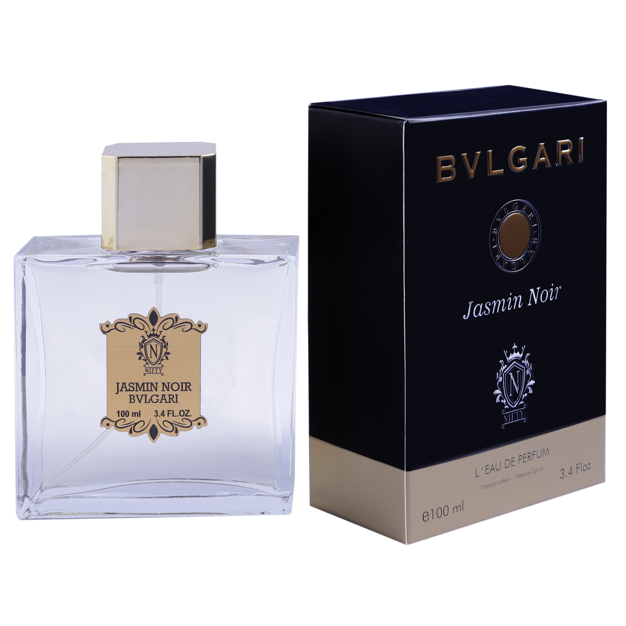 ادو پرفیوم زنانه نیفتی مدل BVLGARI JASMIN NOIR حجم 100 میلی لیتر