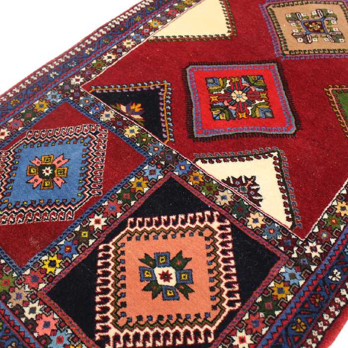 فرش دستبافت کناره طول دو متر کد 1105784