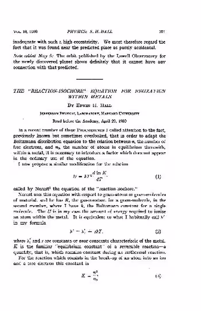 خرید و دانلود نسخه کامل کتاب The 'Reaction-Isochore' Equation for Ionization Within Metals