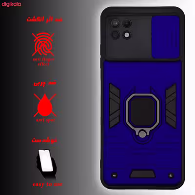 کاور آیرون من مدل BATMAN III مناسب برای گوشی موبایل سامسونگ Galaxy A22 4G همراه با قلم لمسی