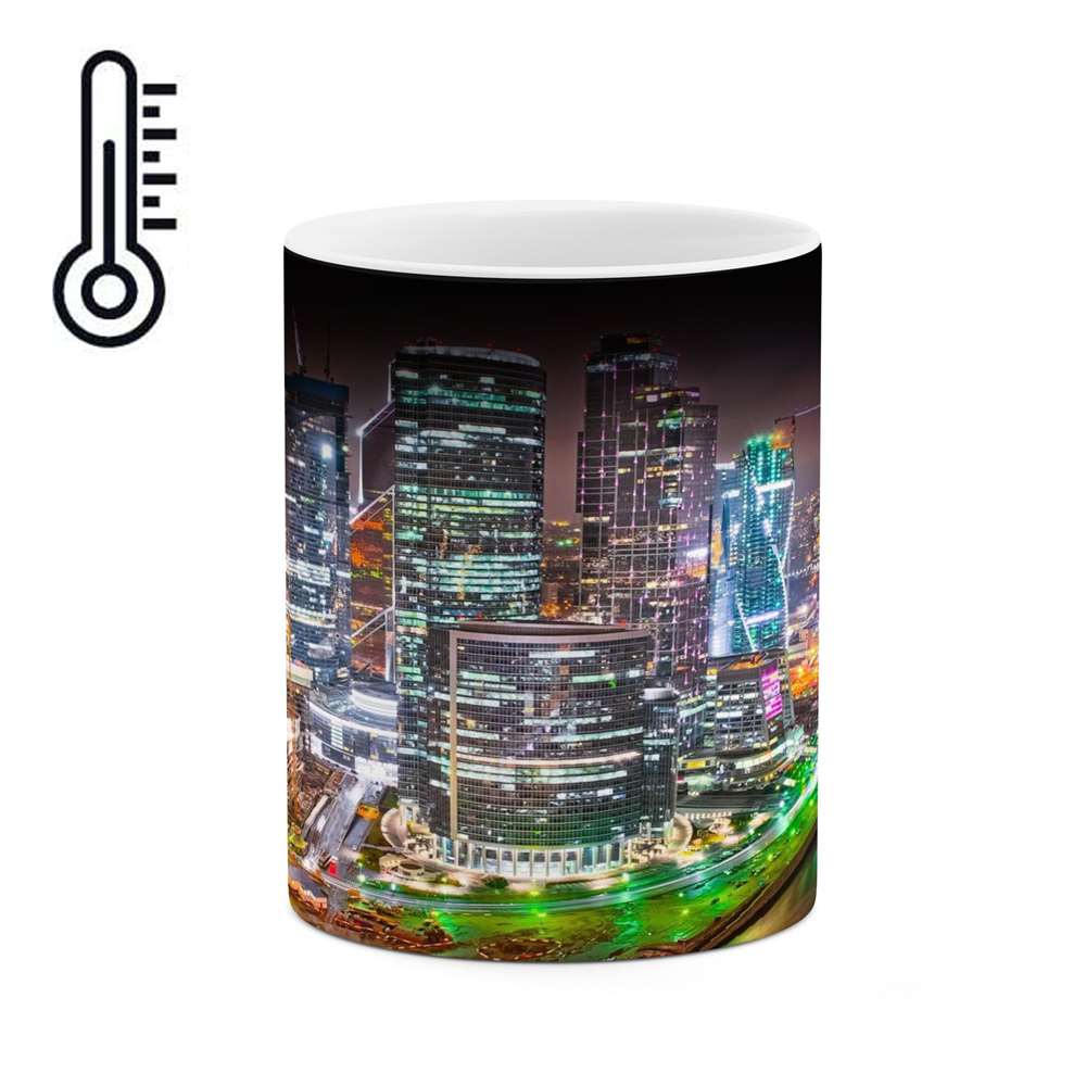 ماگ حرارتی کاکتی طرح شهر مدل mgh13379