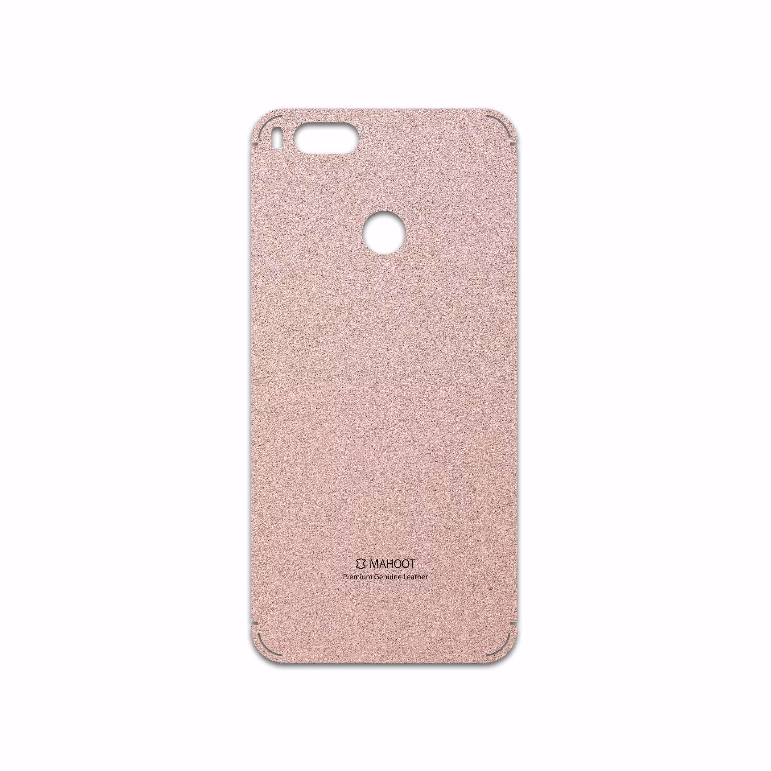 برچسب پوششی ماهوت مدل Rose Gold Leather مناسب برای گوشی موبایل شیائومی Mi A1