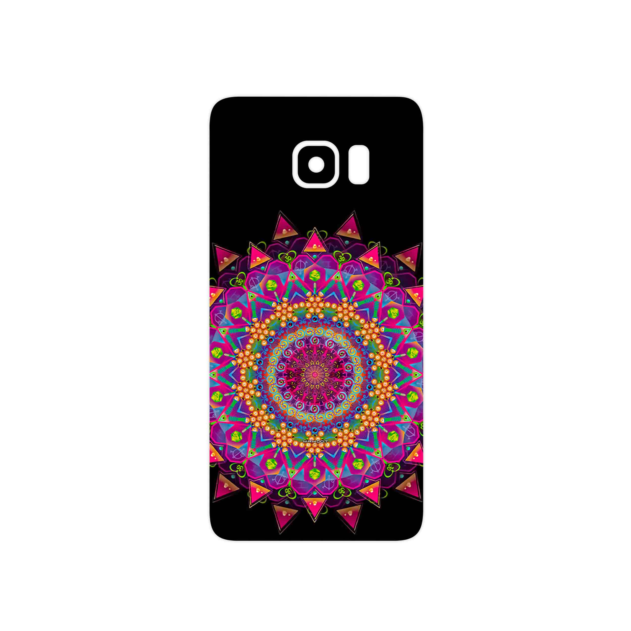 برچسب پوششی ماهوت مدل Mandala Design 5 مناسب برای گوشی موبایل سامسونگ Galaxy S6 Edge