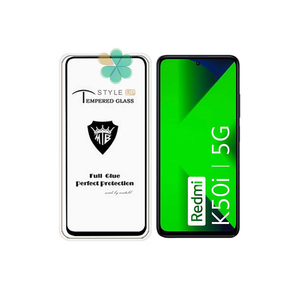 گلس میتوبل گوشی شیائومی Xiaomi Redmi K50i مدل تمام صفحه