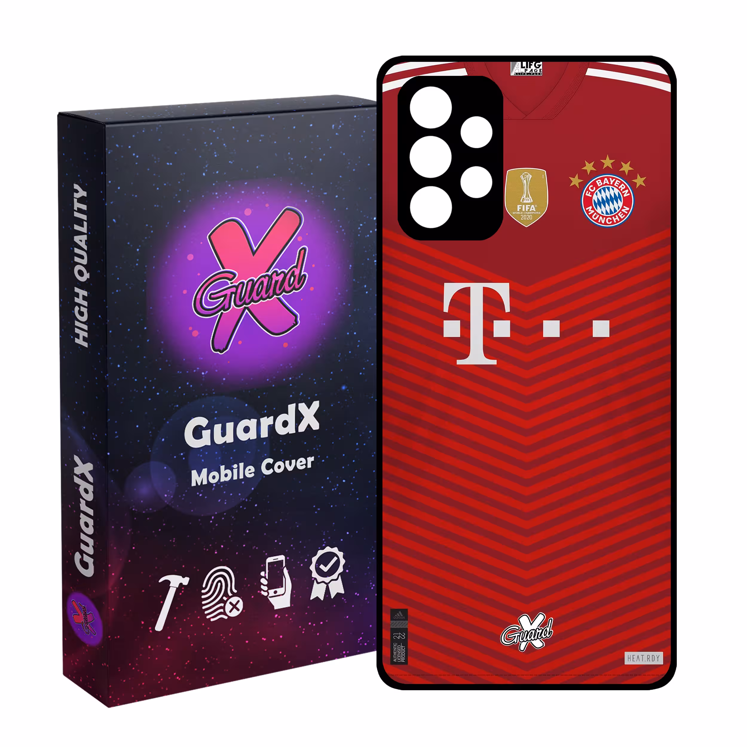 کاور گارد ایکس طرح بایرن مونیخ مدل Glass10384 مناسب برای گوشی موبایل سامسونگ Galaxy A32 5G