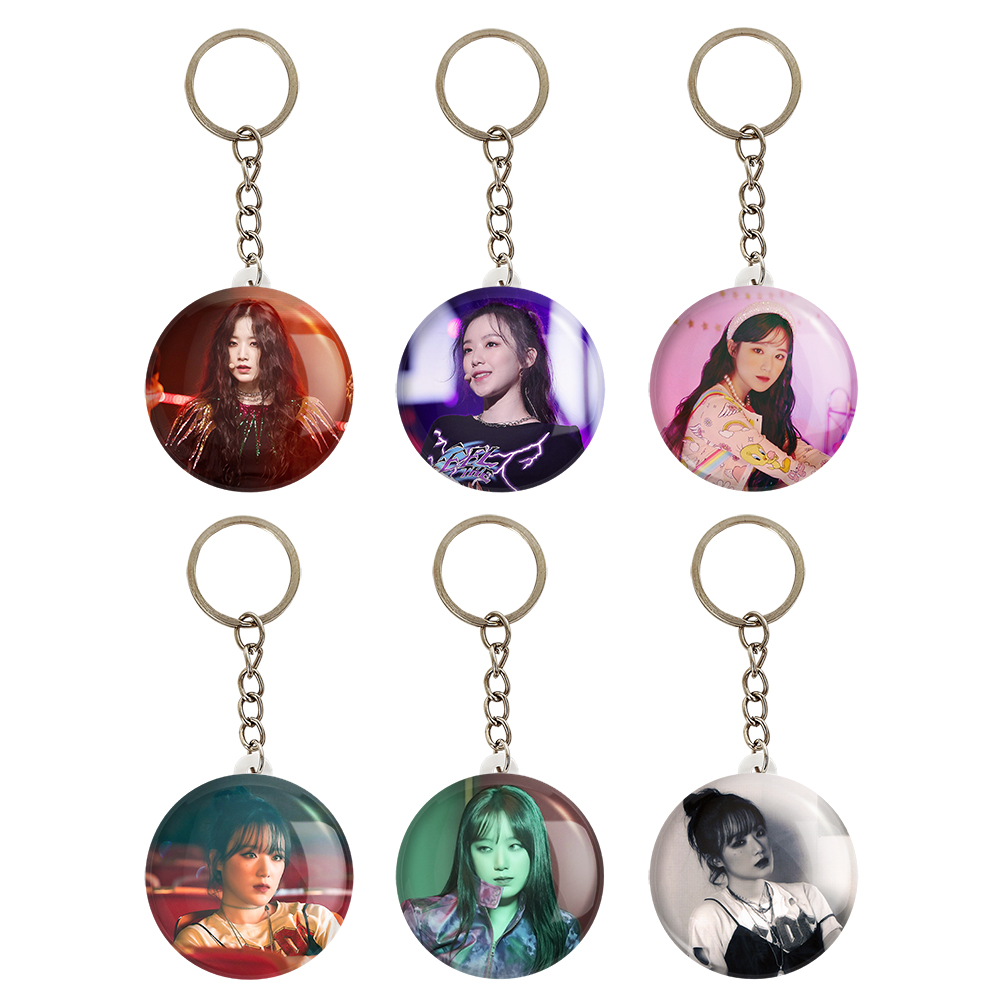 جاکلیدی خندالو مدل شوهوآ گروه جی آیدل GIdle کد 1130A مجموعه 6 عددی