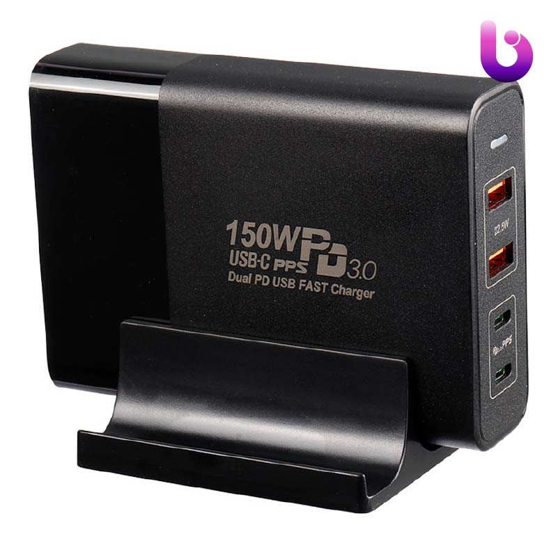 شارژر دیواری فست شارژ TSCO TTC 69 QC3.0 PD 3.6A 150W   کابل تایپ سی و کابل Type-c to Type-c