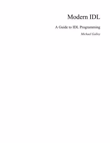 خرید و دانلود نسخه کامل کتاب Modern IDL: A Guide to IDL Programming