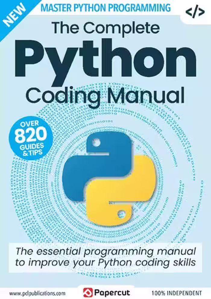 خرید و دانلود نسخه کامل کتاب The Complete Python Coding Manual - 18th Edition, 2023