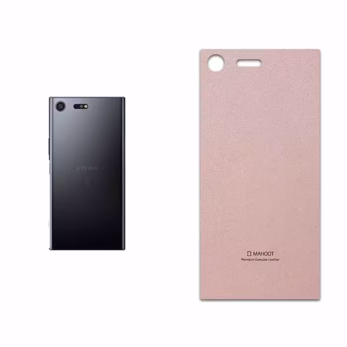 برچسب پوششی ماهوت مدل Rose Gold Leather مناسب برای گوشی موبایل سونی Xperia XZ Premium