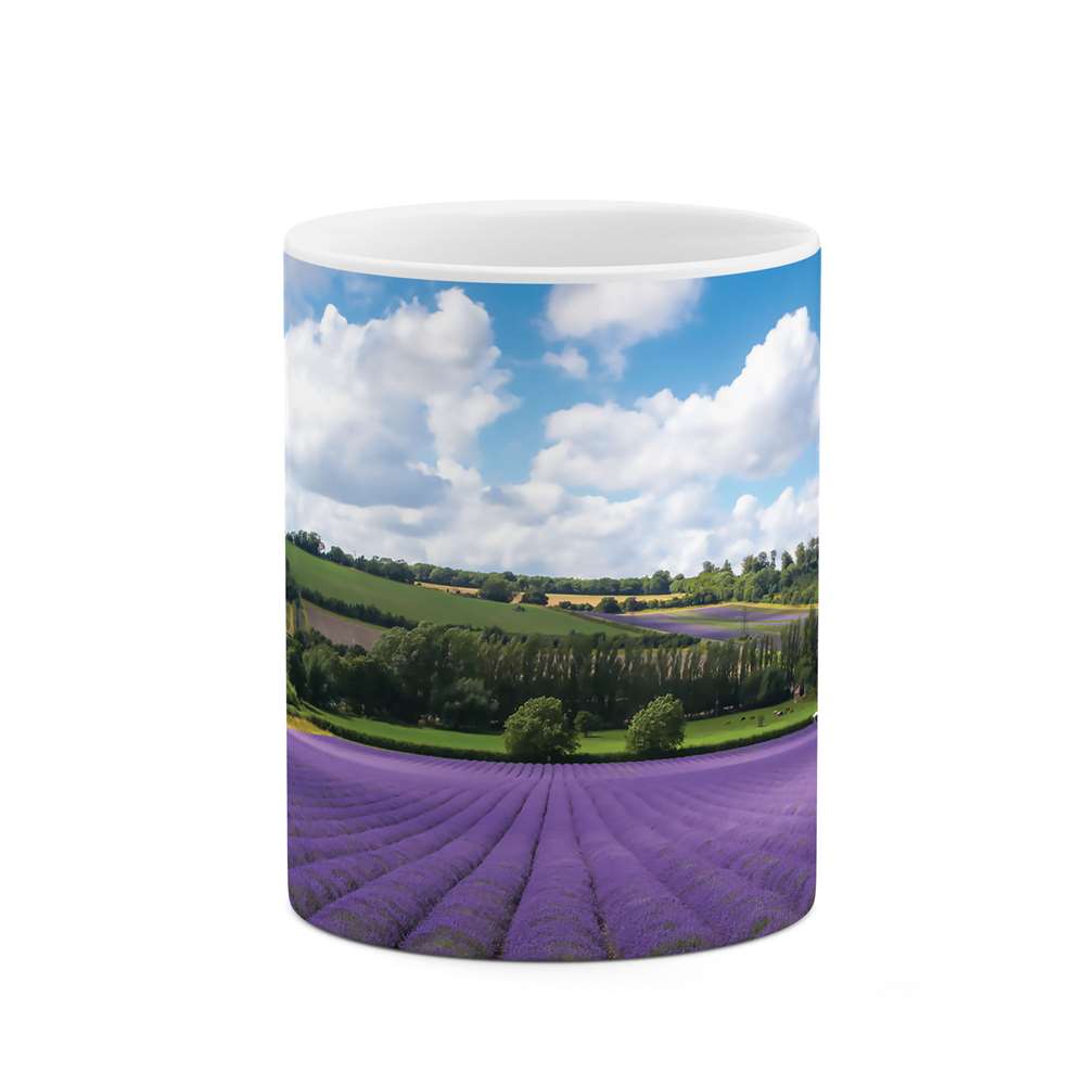 ماگ طرح مزرعه گل مدل mgs10134