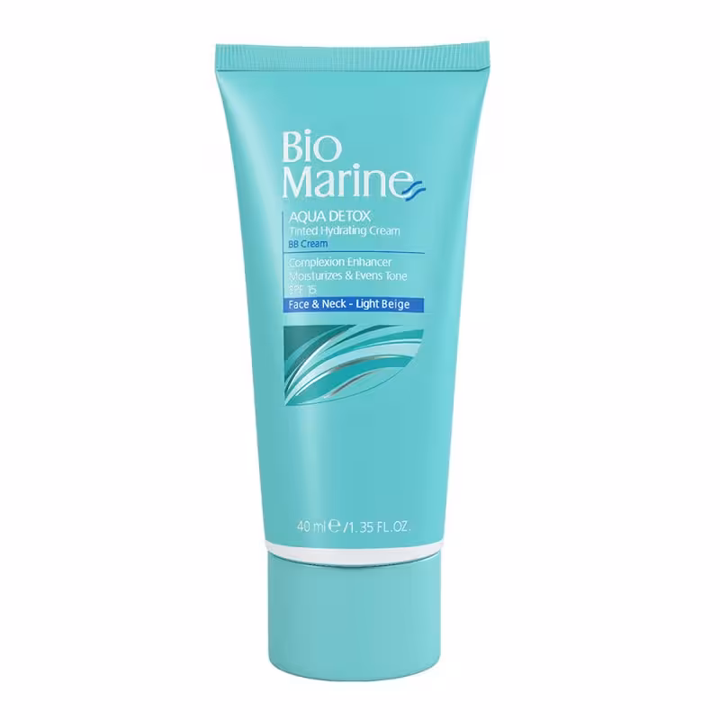کرم رطوبت رسان رنگی بایو مارین بژ روشن حجم 40mL