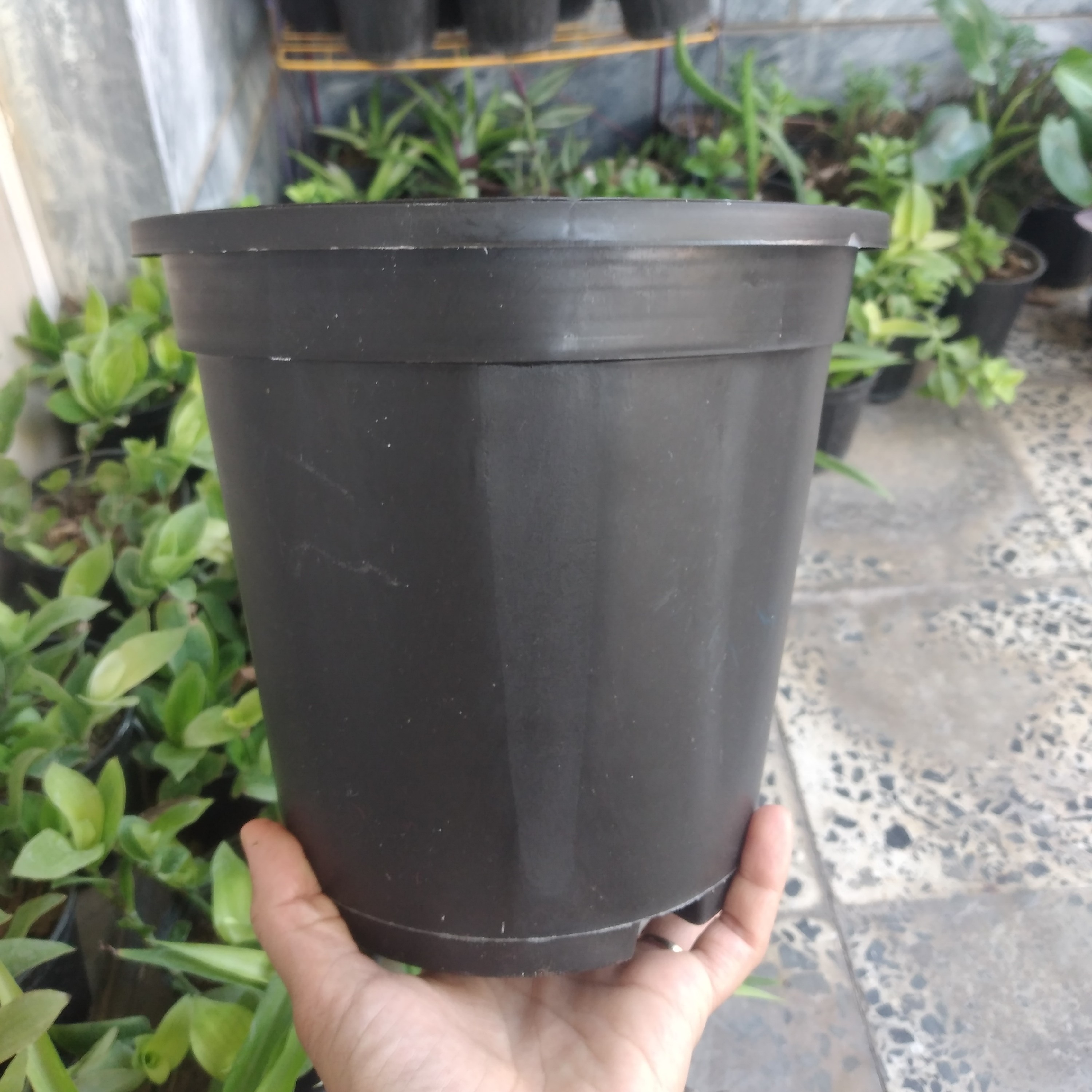 گلدان پلاستیکی سطل 7