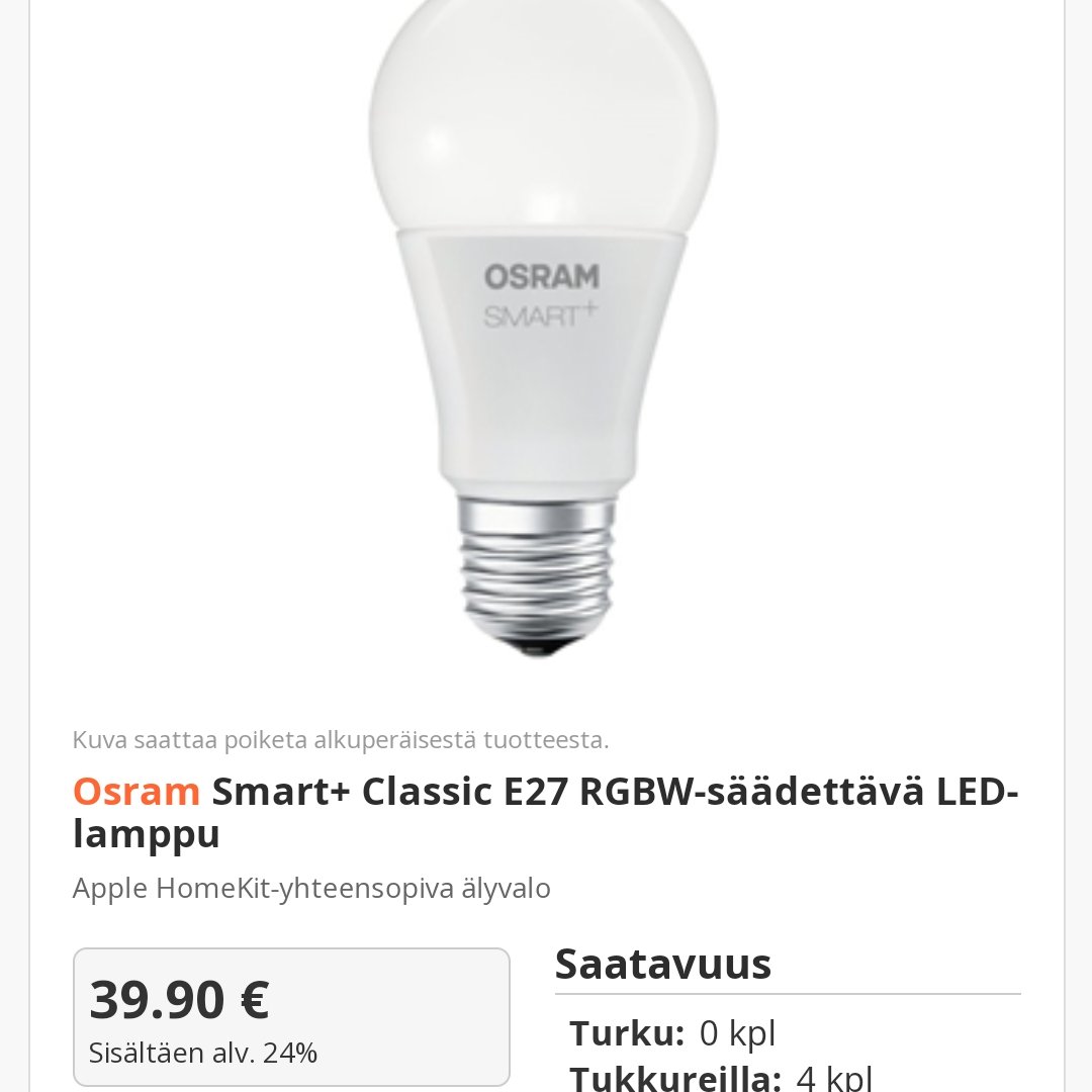 لامپ هوشمند osram