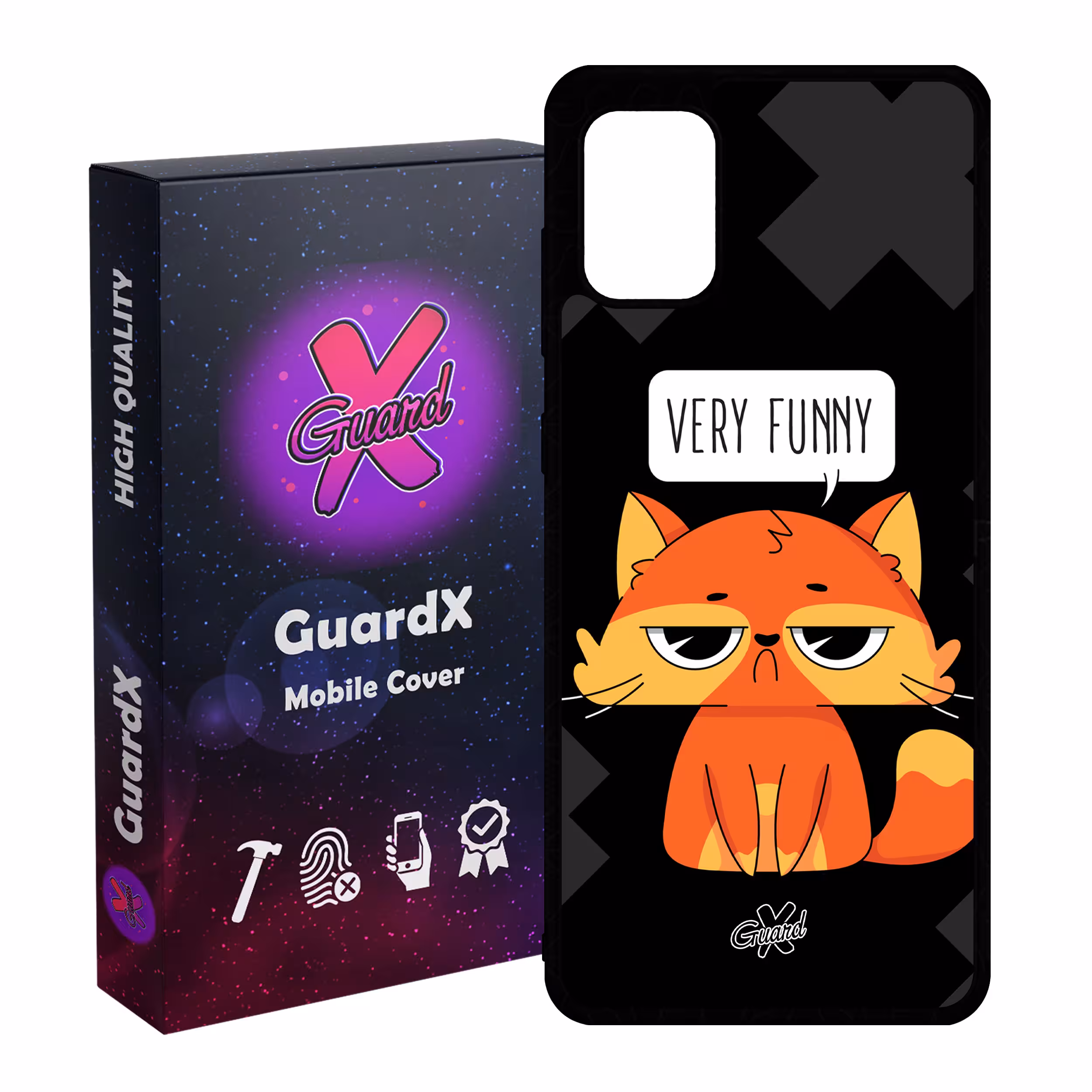 کاور گارد ایکس طرح Funny مدل Glass10161 مناسب برای گوشی موبایل سامسونگ Galaxy A31