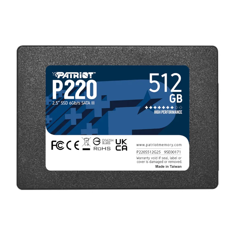 قیمت و خرید هارد SSD 512 گیگ پتریوت مدل P220