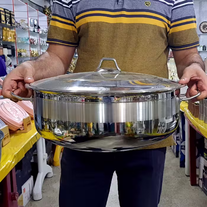 تابه 2 دسته استیل سایز 40 سوفرام ترکیه SOFRAM