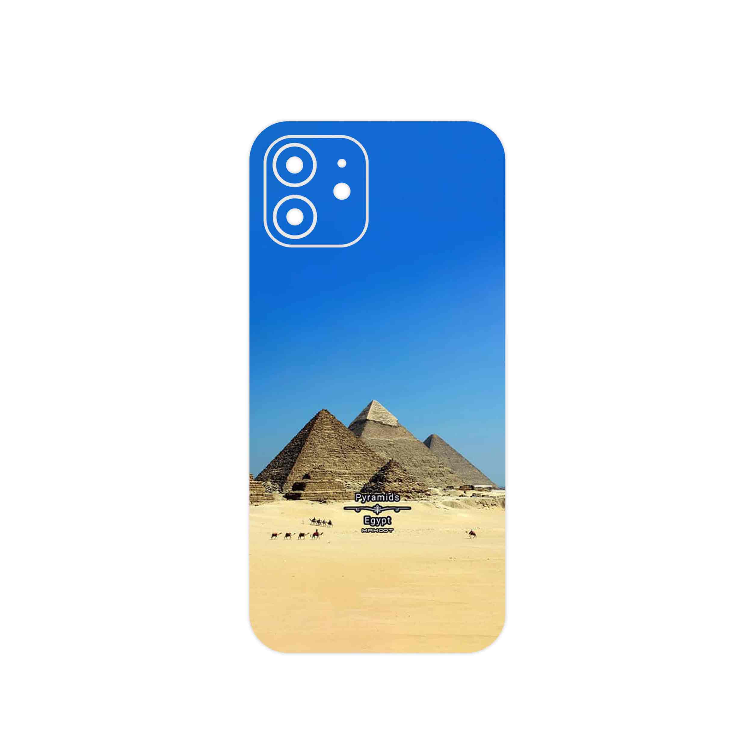 برچسب پوششی ماهوت مدل Pyramids of Egypt مناسب برای گوشی موبایل اپل iPhone 12