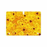 برچسب پوششی ماهوت مدل Yellow-Flower مناسب برای تبلت سامسونگ Galaxy Tab S 10.5 2014 T805