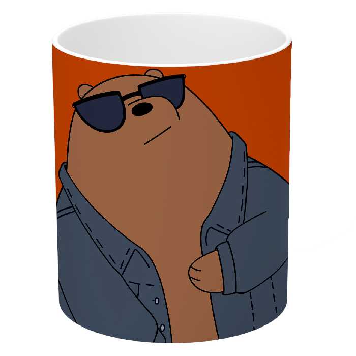 ماگ طرح خرسهای کله فندقی مدل NI2056