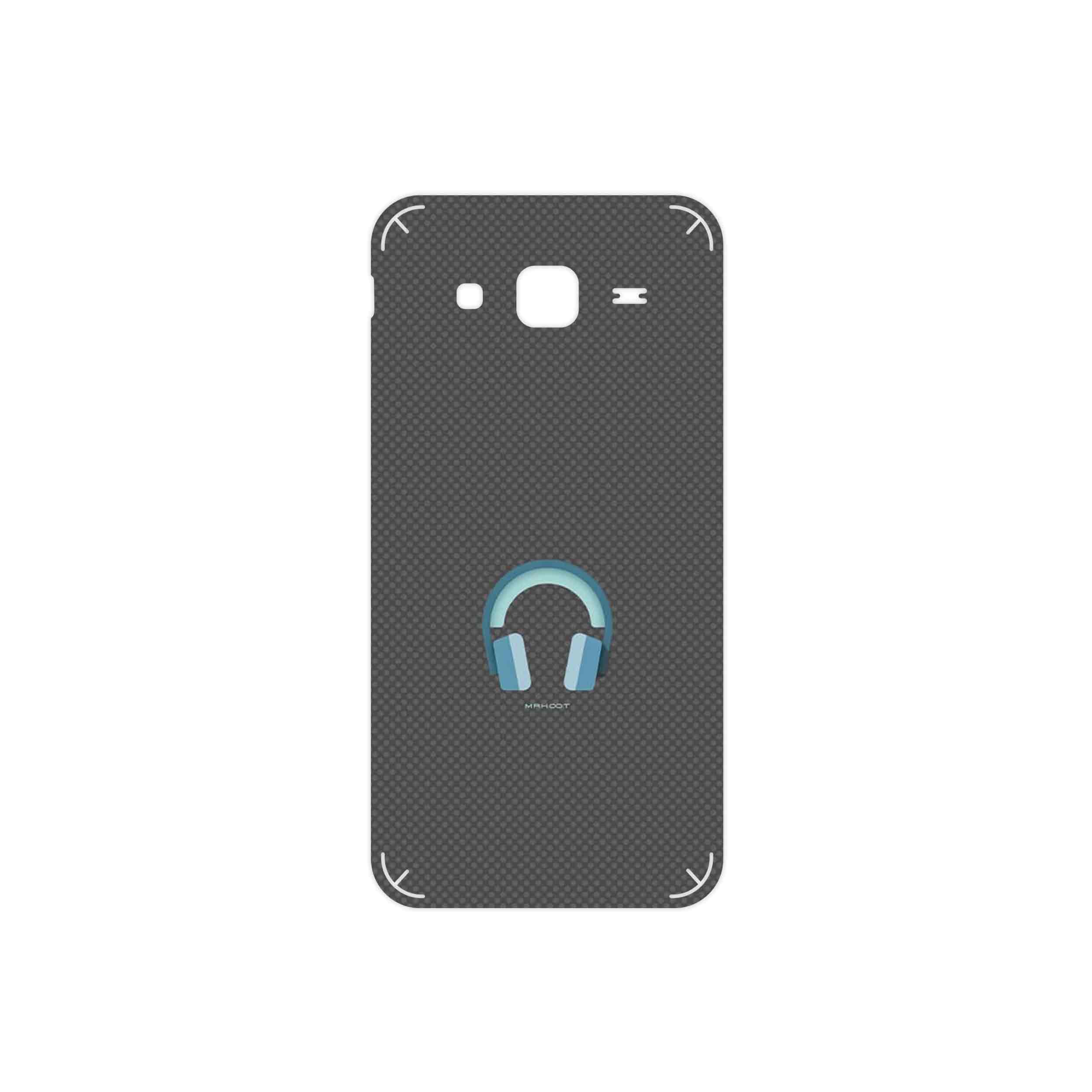 برچسب پوششی ماهوت مدل Minimal Headphone Icon مناسب برای گوشی موبایل سامسونگ Galaxy J5
