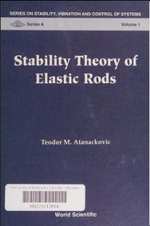خرید و دانلود نسخه کامل کتاب Stability theory of elastic rods - Pdf