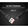 کابل تبدیل USB به microUSB آیتل مدل C21 طول 2 متر