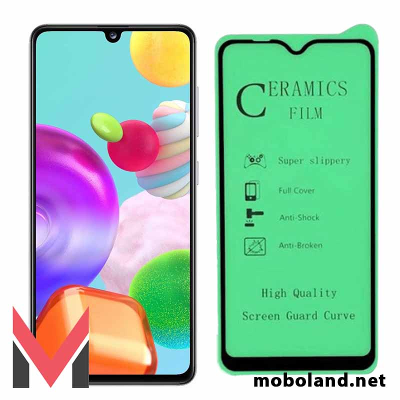 قیمت گلس تمام صفحه سرامیکی شفاف سامسونگ Galaxy A41 - موبولند