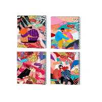 دفتر سیمی 80 برگ اسپشیال جلد پرسی عرش کد 46