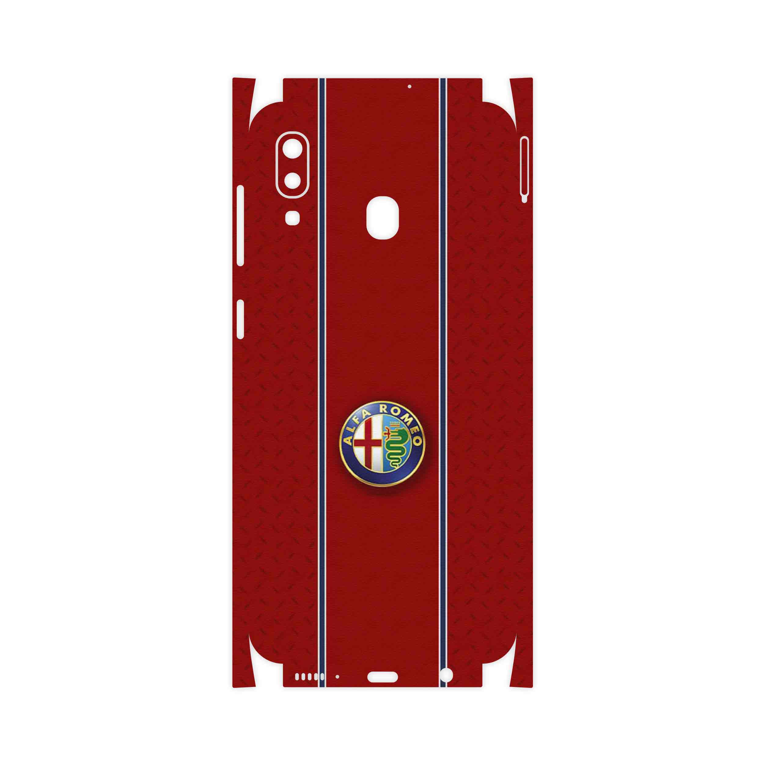 برچسب پوششی ماهوت مدل Alfa Romeo-FullSkin مناسب برای گوشی موبایل سامسونگ Galaxy A20